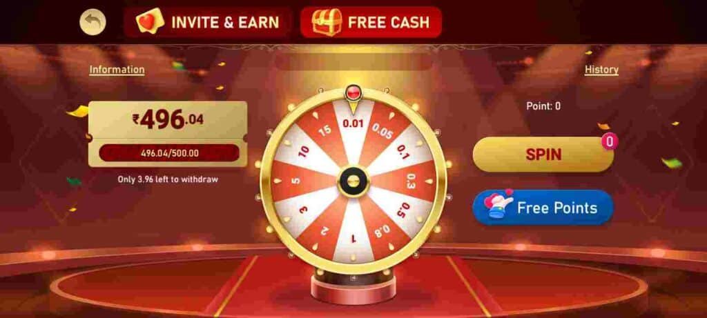 rummy lala spin games